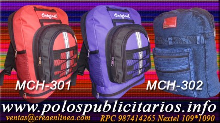 Mochilas Escolares por Mayor
