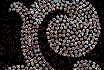 Estampado Caviar